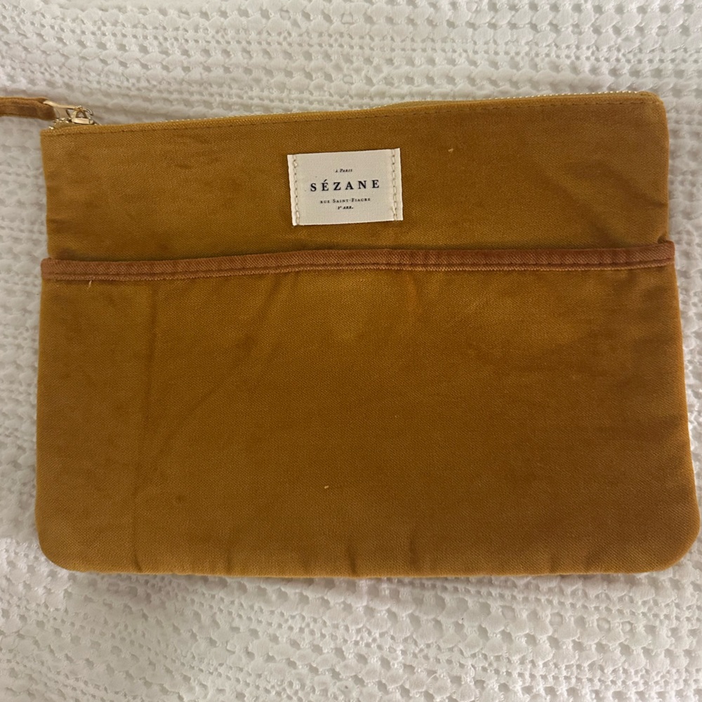 Sézane Velvet Pouch Bag NEW!